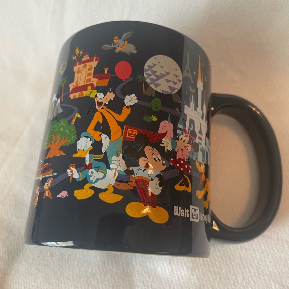3D Disney Blue Mug with Mickey and Friends